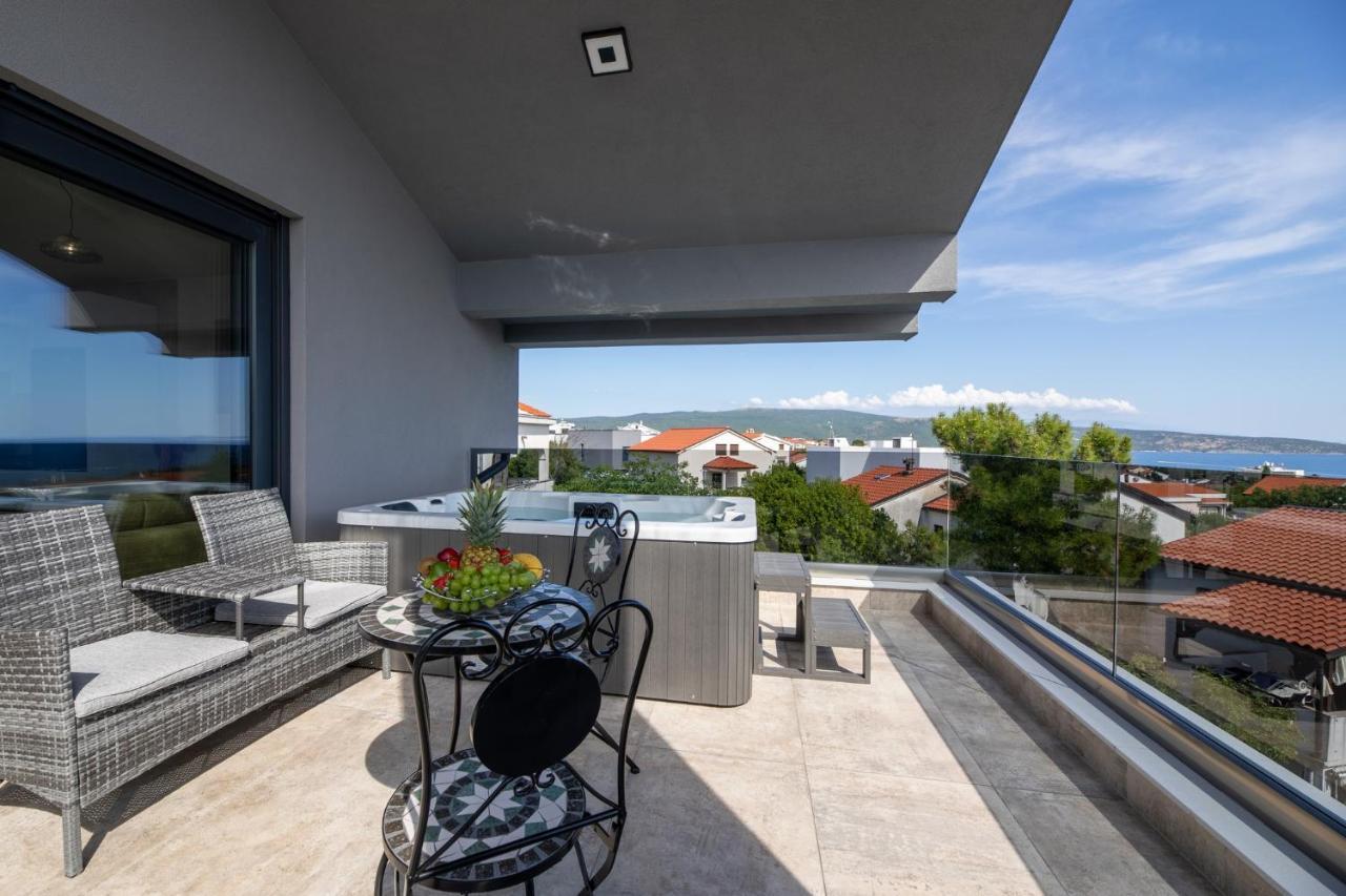 Luxury Villa Adria Apartments Крк Экстерьер фото