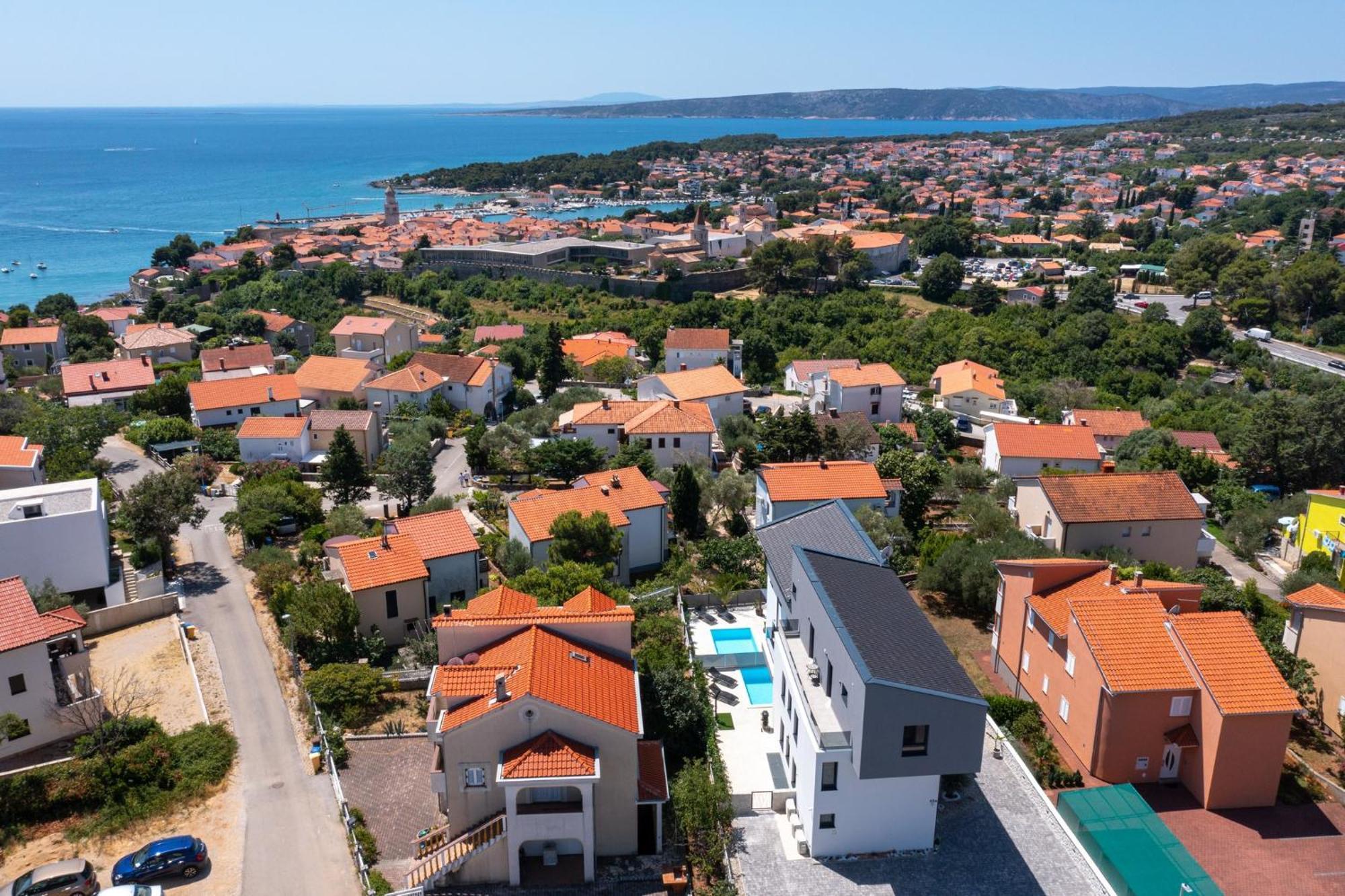 Luxury Villa Adria Apartments Крк Экстерьер фото